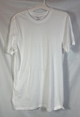 Jockey Men’s White Tee Shirt Size Small (34-36) 100% Cotton Color White
