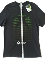 Xbox Shirt Mens Large Black Green Logo Spellout Video Game Console T-Shirt