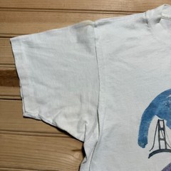 Vintage 80s 1984 Bridge To Bridge KNBR 65 City Sports Shirt Size Large