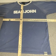 VTG Y2K Sean John Shirt Men’s Size XL Chenille Embroidered