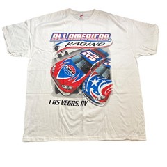 2010 Las Vegas All American Racing Tshirt NASCAR SMI Properties Hanes White XL