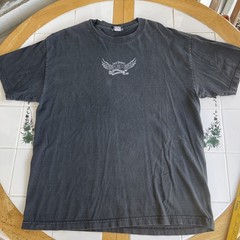 Vintage Jack Daniels T Shirt XL Freedom Rider Biker Old No 7 Brand Whiskey Promo
