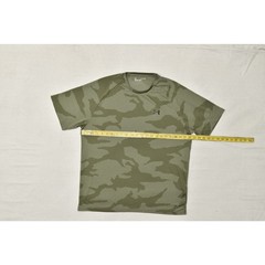 Under Armour Men XL Green Camo Seamless Performance Training T-Shirt Loose Fit