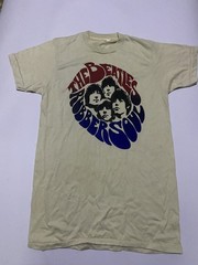 VTG The Beatles Rubber Soul T Shirt Beige Cream Rock Band Graphic Tee Men’s