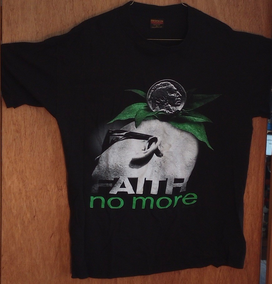 1993 Faith No More T Shirt Touring On Angel Dust Brockum 2 Sided X Large Vintage