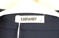 COOFANDY Men’s 2 Piece Summer Beach Outfit Texture Linen Navy Size Medium