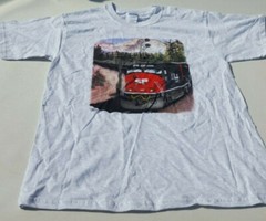 Vtg Train, T Shirt. SP 9801 Daylight Sales.