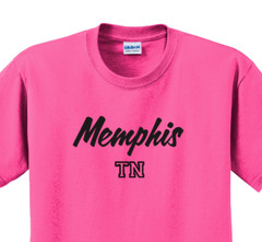 Memphis, Tennessee State T-Shirt Short Sleeve Graphic Tee Unisex apparel