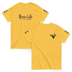 Boss Life african money back signature embroisery sleeve Unisex classic tee