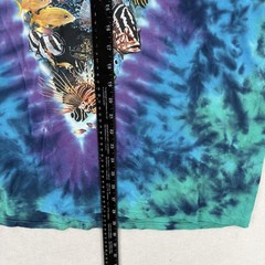 Vintage Liquid Blue Shirt Mens XL Blue Dolphin Sea Life Tie Dye Graphic 2000