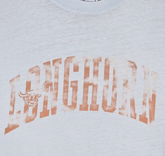 Camp Longhorn Coastal Wash T-Shirt by MV Sport Adult M – Texas Faded Distressed