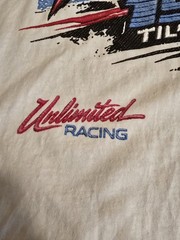 Ecko Unltd x JT Racing size XL “Writing All Wrongs” T-shirt White.