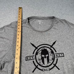 CRAFT Mens T Shirt 2XL Gray Spartan Race Graphic Print Logo
