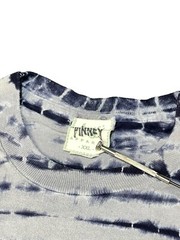 Vintage Grey Striped Tie Dye Single Stitch T Shirt Size 2XL He Is Our Peace USA
