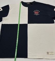 Vtg Polo Ralph Lauren Jeans CO 1967 Colorblock T-Shirt Navy White Size Large