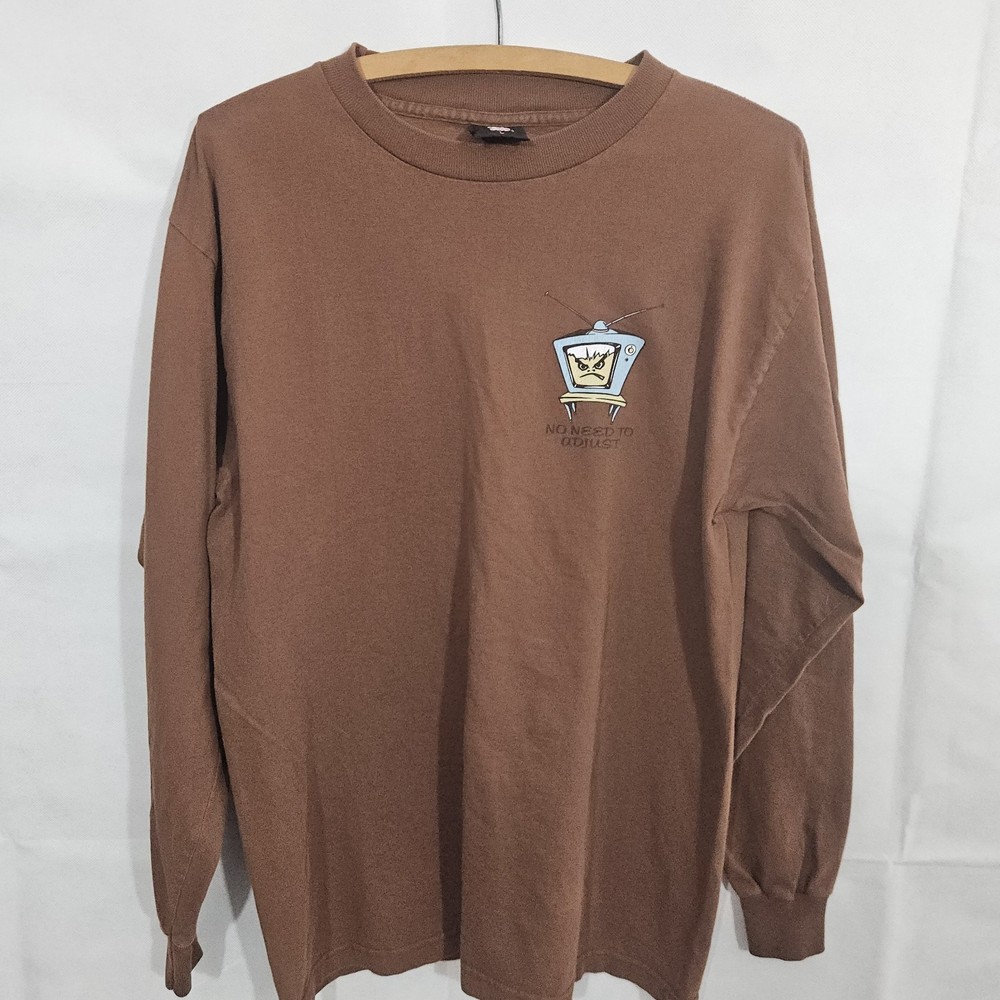 Vintage Bad Boy Club Long Sleeve T Shirt Made In USA Rap Hip Hop Sz L