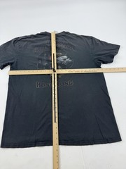 Harley-Davidson Shirt Mens 2XL Black Techno Hong Kong Eagle Graphic Tee Biker