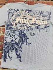 Vintage Y2K Phat Farm T-Shirt Cyber Grunge Hip Hop Streetwear Baby Blue Men’s L