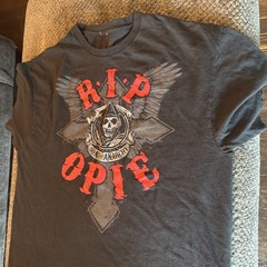 Sons Of Anarchy Rip Opie Road Gear T-Shirt Men’s Large Biker Motorcycle EUC