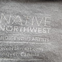 Native Northwest Canada Pacific Northwest Indigenous Art Eagle Graphic T Shirt L