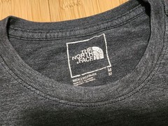 The North Face Shirt Mens Size Medium Black Big Logo Graphic T-Shirt Tee Outdoor