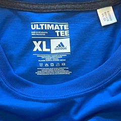 Adidas Mens Ultimate Tee XL Royal Blue Climalite Performance T-Shirt S11109