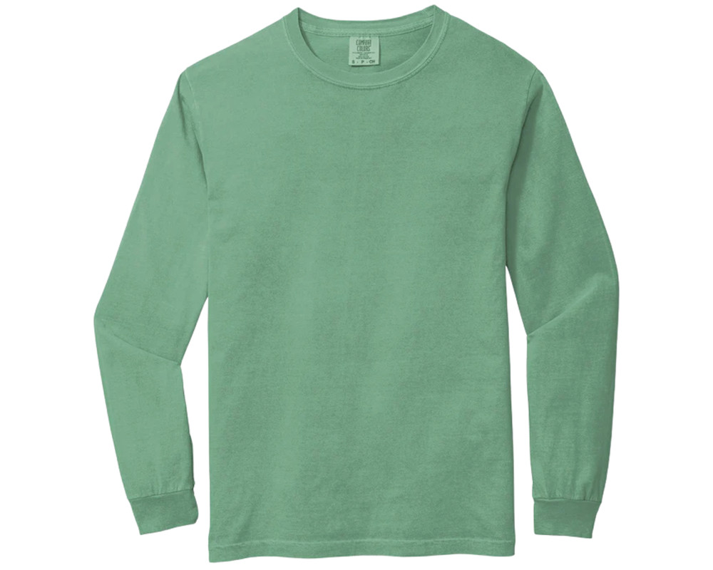 Comfort Colors Light Green Long Sleeve T-Shirt (NEW)