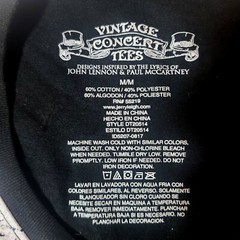 men’s T shirt Hard Day’s Night- Music tees “THE BEATLES” Longer Length-NEW