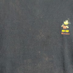 VTG The Disney Store T-Shirt Men’s L Navy Blue Mickey Mouse Made in USA 90s