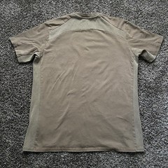 REINDEE LUSION Techwear Shirt Men XL Brown Panel Gorpcore Asymmetric Tee Urban