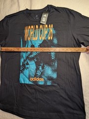Adidas FIFA World Cup 2026 Tour T-Shirt XL NWT Host Cities Black Official
