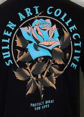 Sullen Men’s T-shirt JAKE ROSE Tattoos Urban Design Skull Premium Quality