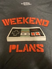 Nintendo Entertainment System Weekend Plans XXXL T-shirt 2018 New Without Tags