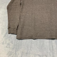 Lee Thermal Shirt Mens XL Gray Waffle Knit Regular Fit Outdoor Henley Neck