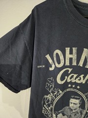Johnny Cash T-Shirt Mens Size XL The Man In Black Nashville Rock Country Tee