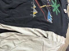 Vintage Signed Eddy Y Hobie Two Tone Surfer Abstract Size Large California Art