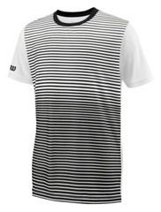 Wilson Men’s stripped T-Shirts,Performance Tee, Team Crew Neck, 6 Colors, Active