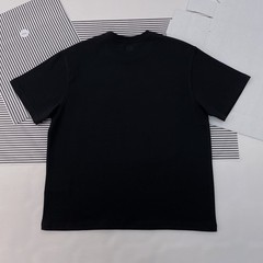 AMI Paris Ami De Coeur Shirt Sz L Black Red Heart Ace Organic Cotton Boxy Fit
