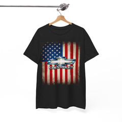 Men’s Graphic Chevrolet American Flag T-Shirt