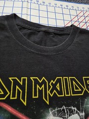 Iron Maiden Shirt Band Tour Large Eddie