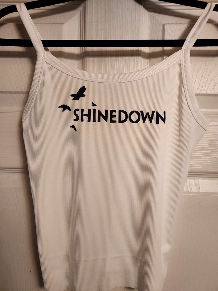 ShineDown Cropped tank top Shinedown Crop Top Shinedown Tank Top Shirt Xxs-2xl