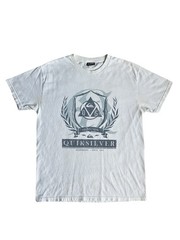 Vintage Y2K Quicksilver Graphic Short Sleeved Surf T-Shirt Size L