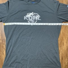 Kuhl T Shirt Mens XL Gray Wildfibre Crewneck Outdoor Short Sleeve Lightweight