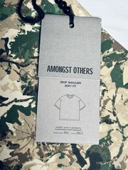 Amongst Others Drop Shoulder Boxy Fit Short Sleeve Shirt Camo Men’s Large NWT