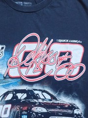 Young & Restless Black, Blue, And Red NASCAR T-Shirt Adult Size Small