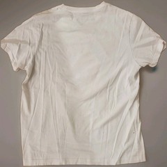 Psycho Bunny T-Shirt Mens 5 (M) White Graphic Crew Neck Short Sleeve Pima