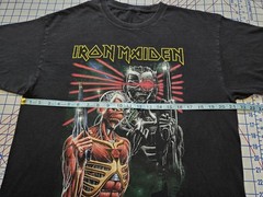 Iron Maiden Shirt Band Tour Large Eddie