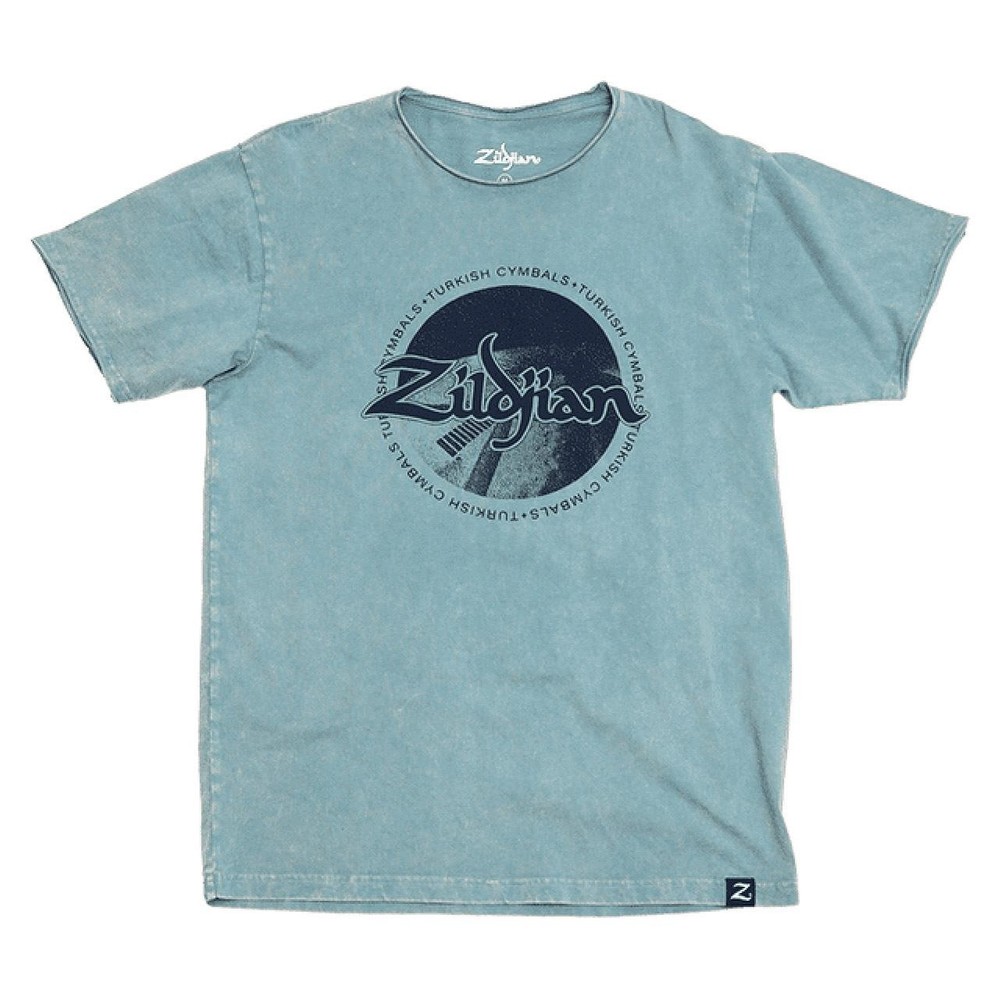Zildjian Limited Edition Cotton Graphic T-Shirt – Washed Blue