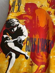 Vintage Guns N’ Roses Use Your Illusion Tour Liquid Blue Single Stitch T-shirt