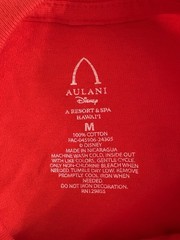 Disney AULANI Resort & Spa ALOHA Hawaii Mickey Mouse Medium Red T-shirt Men’s
